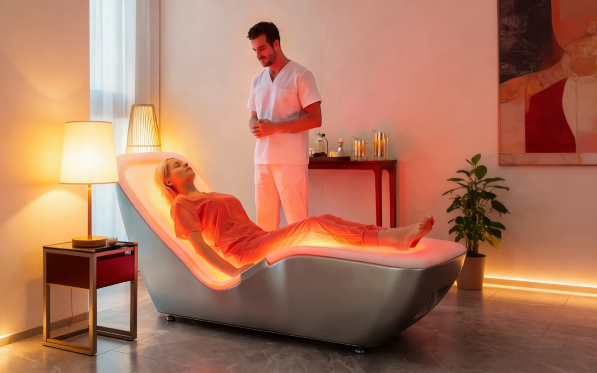 EnergyLounger full-body lounger bed